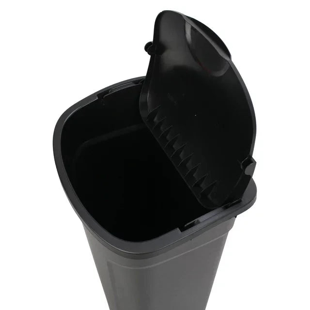 Wholesale prices with free shipping all over United States Mainstays 11 Gallon Trash Can, Plastic Lift Top Kitchen Trash Can, Black - Steven Deals