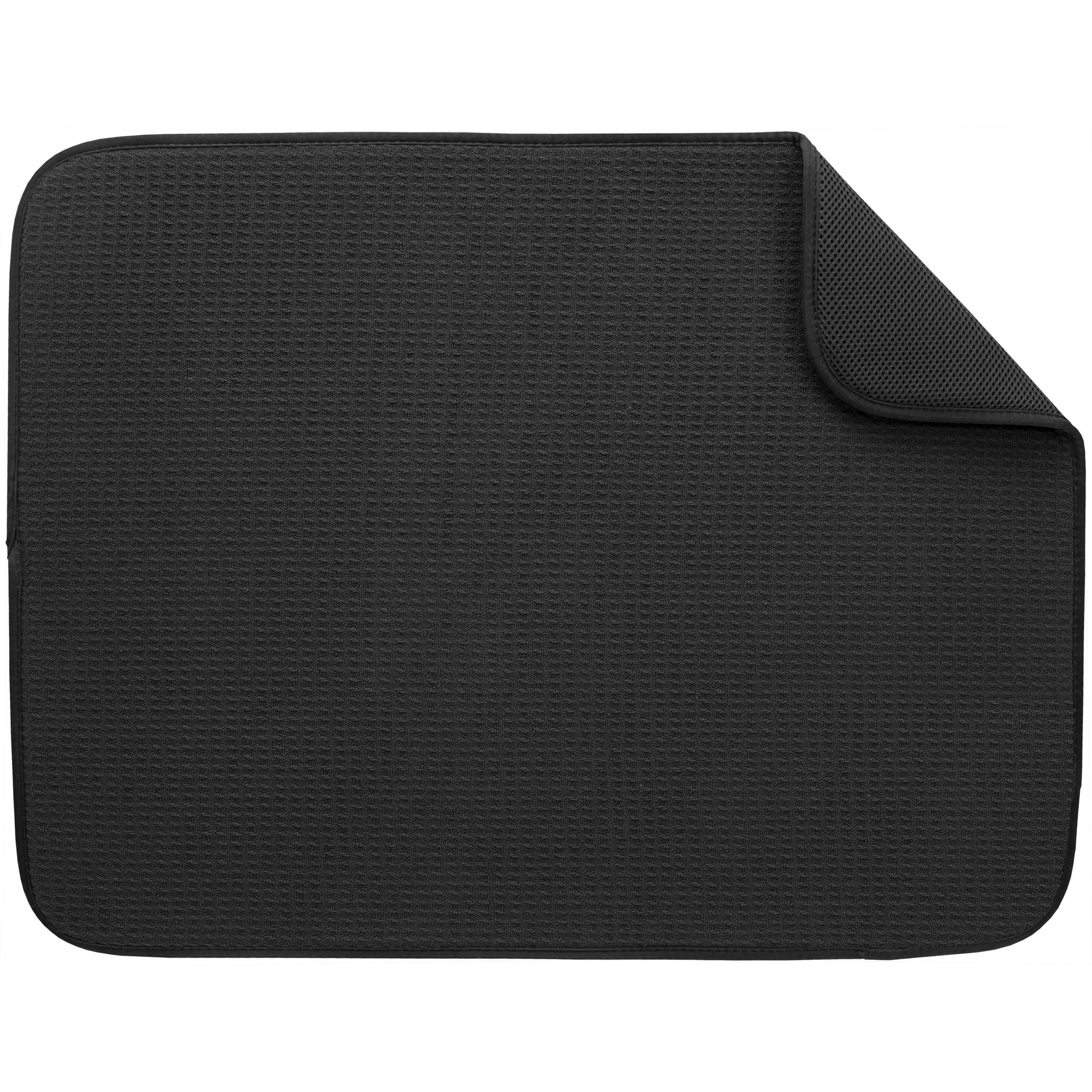 Wholesale prices with free shipping all over United States Mainstays Microfiber Dish Drying Mat Black - Steven Deals
