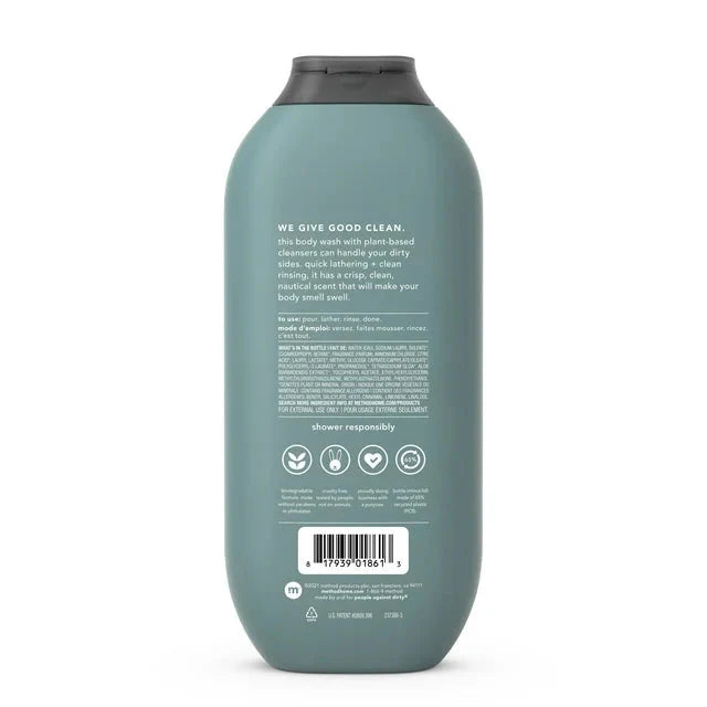 Wholesale prices with free shipping all over United States Method Men, Body Wash, Sea + Surf, 18 fl oz - Steven Deals