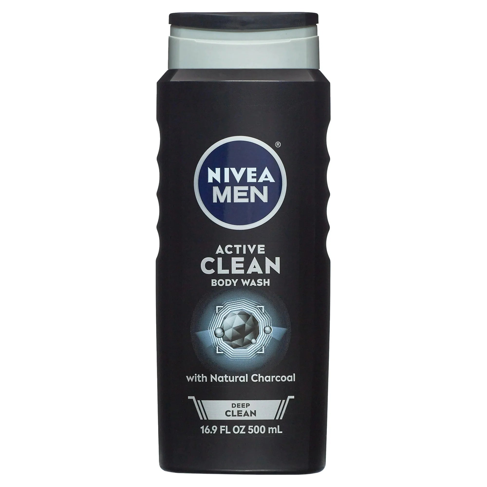 Wholesale prices with free shipping all over United States NIVEA MEN DEEP Active Clean Charcoal Body Wash, 16.9 Fl Oz Bottle - Steven Deals