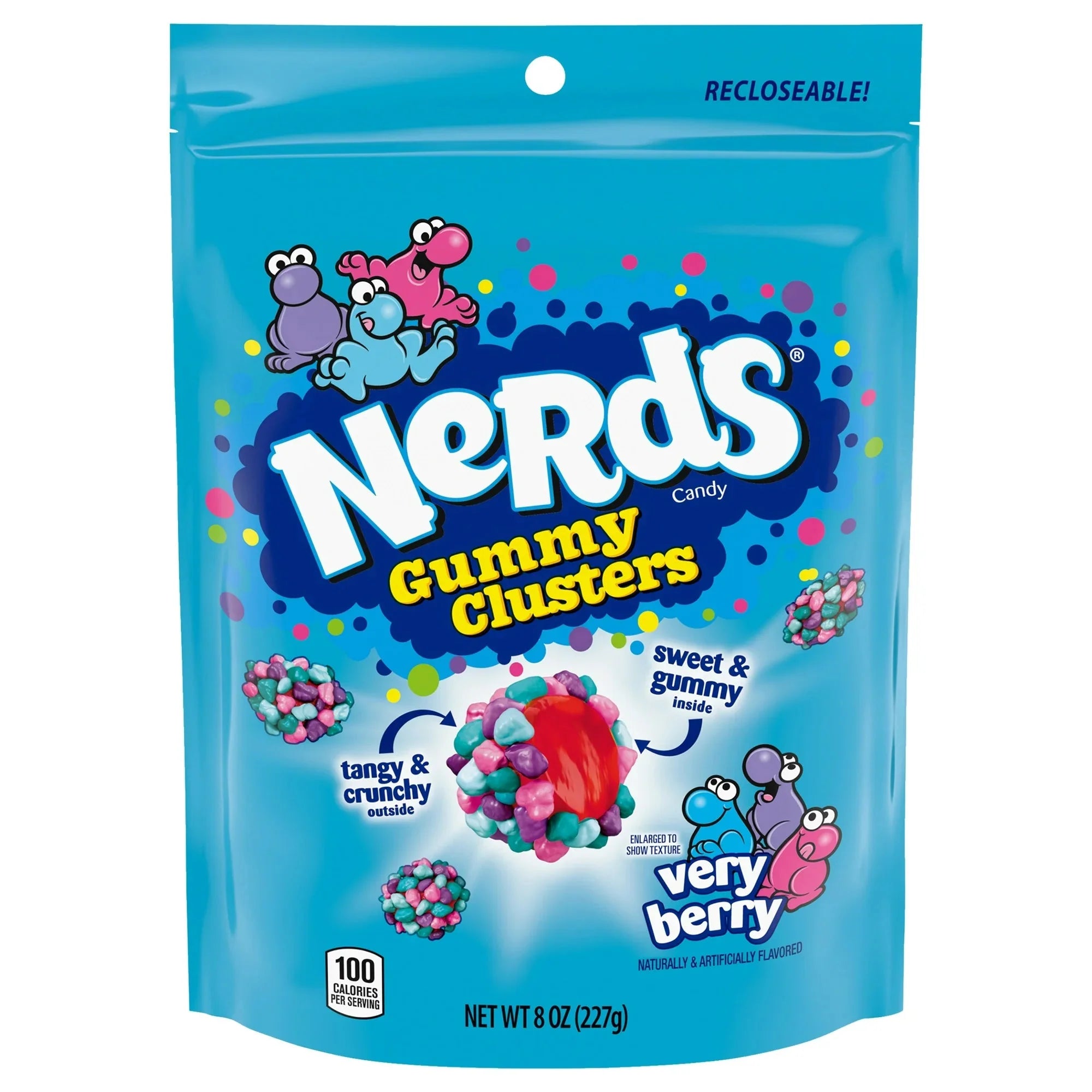 Wholesale prices with free shipping all over United States Nerds Gummy Cluster Very Berry 8 Oz - Steven Deals
