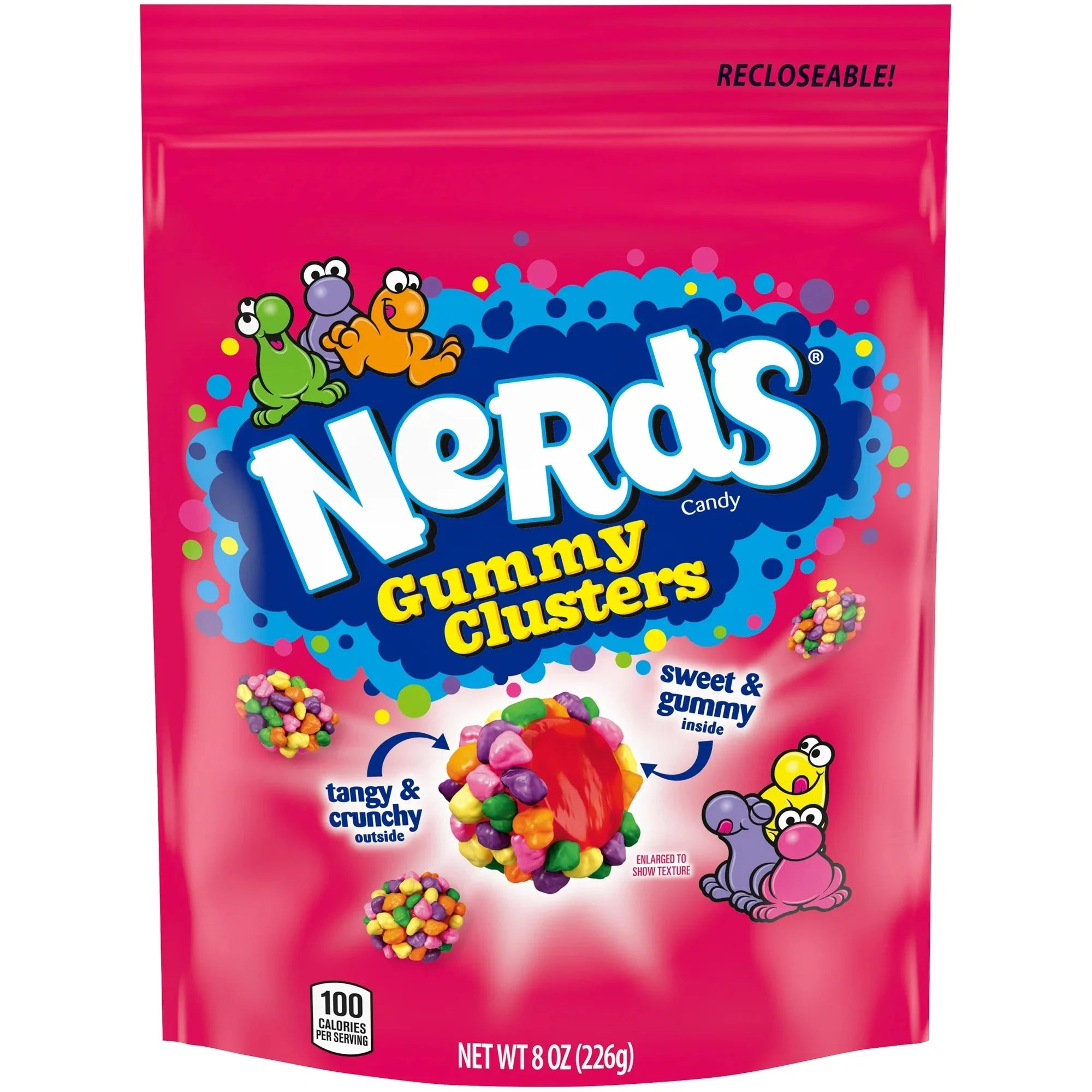 Wholesale prices with free shipping all over United States Nerds Gummy Clusters Rainbow 8 Oz - Steven Deals