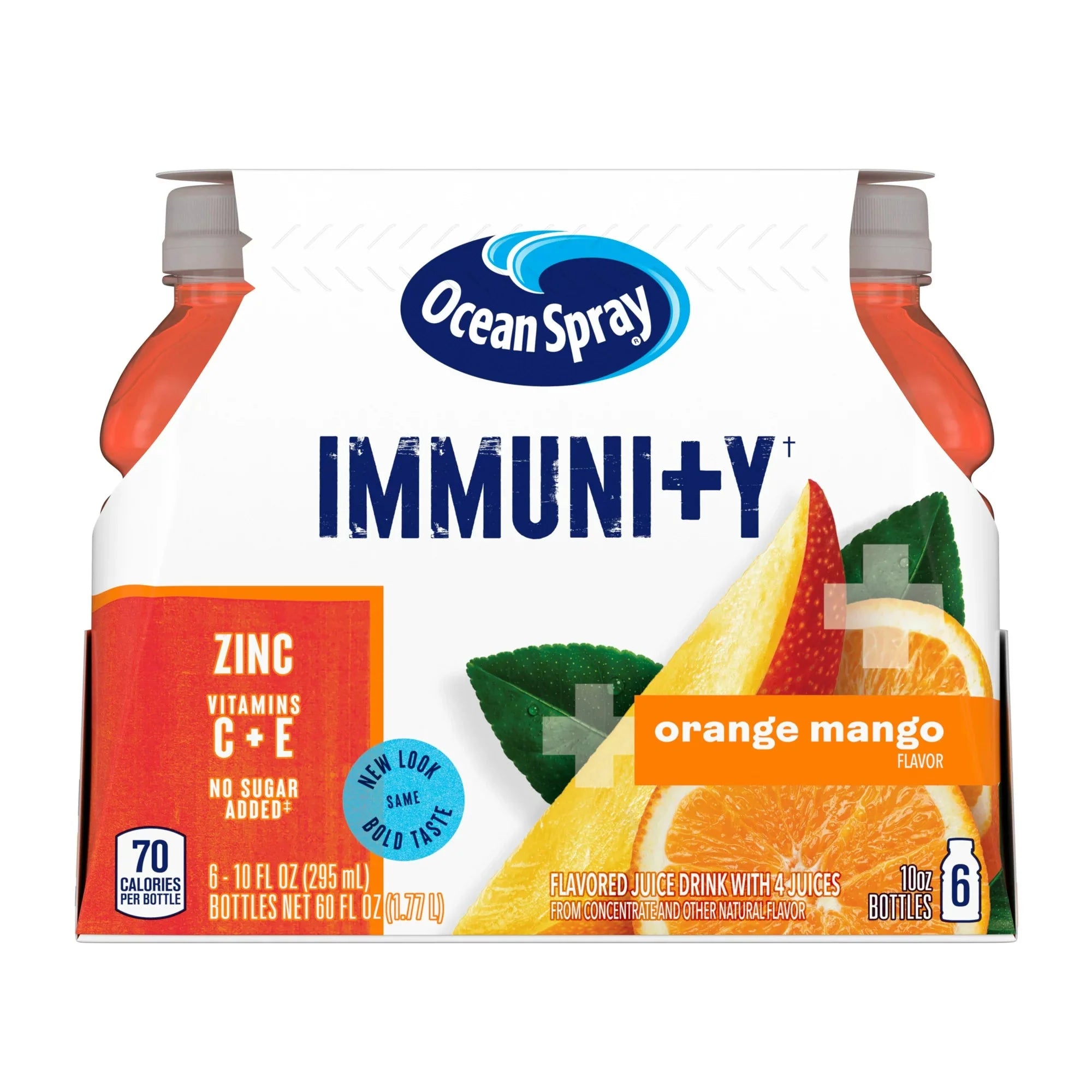 Wholesale prices with free shipping all over United States Ocean Spray® Immunity Orange Mango Juice Drink, 10 fl oz Bottles, 6 Count - Steven Deals