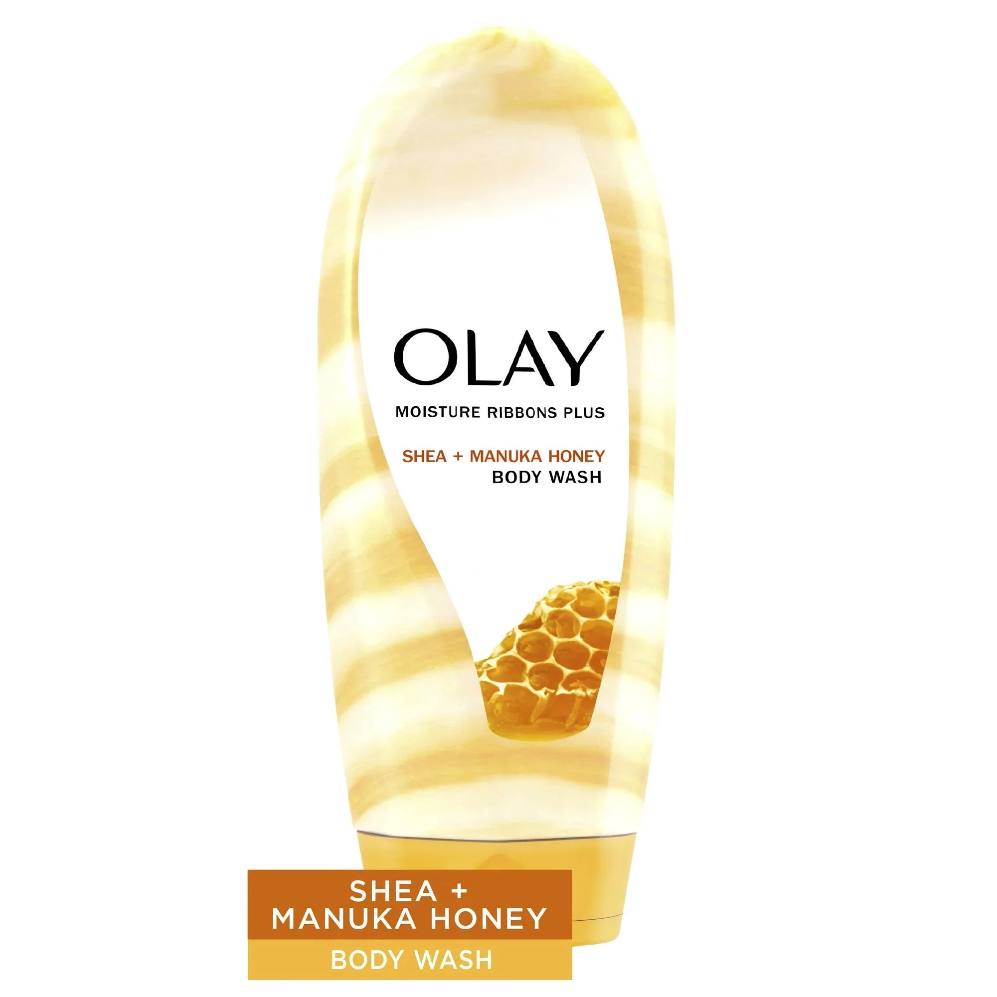 Wholesale prices with free shipping all over United States Olay Moisture Ribbons Plus Shea and Manuka Honey Body Wash, for All Skin Types, 18 fl oz - Steven Deals