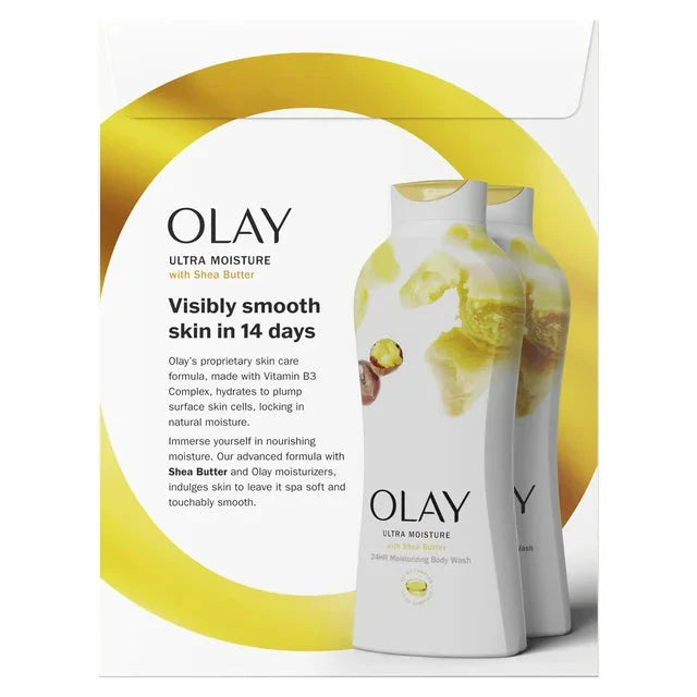 Wholesale prices with free shipping all over United States Olay Ultra Moisture Body Wash with Shea Butter, 22 fl oz, Pack of 2 - Steven Deals