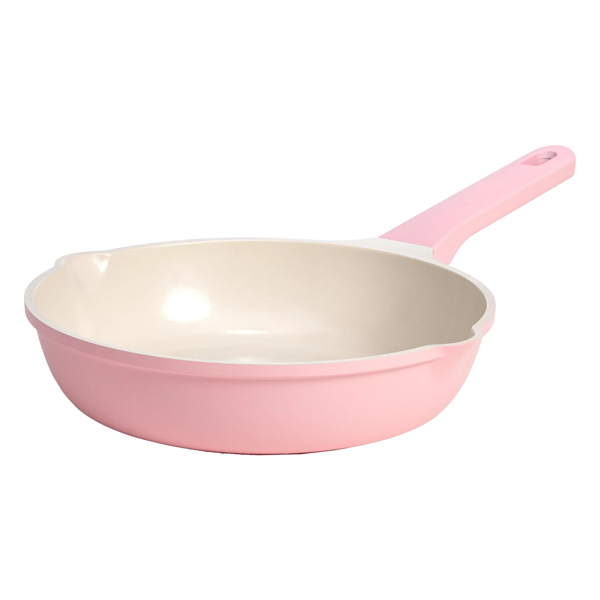 Wholesale prices with free shipping all over United States Paris Hilton Nonstick Fry Pan with Clean Ceramic Nonstick Coating, 10 inch, Pink - Steven Deals