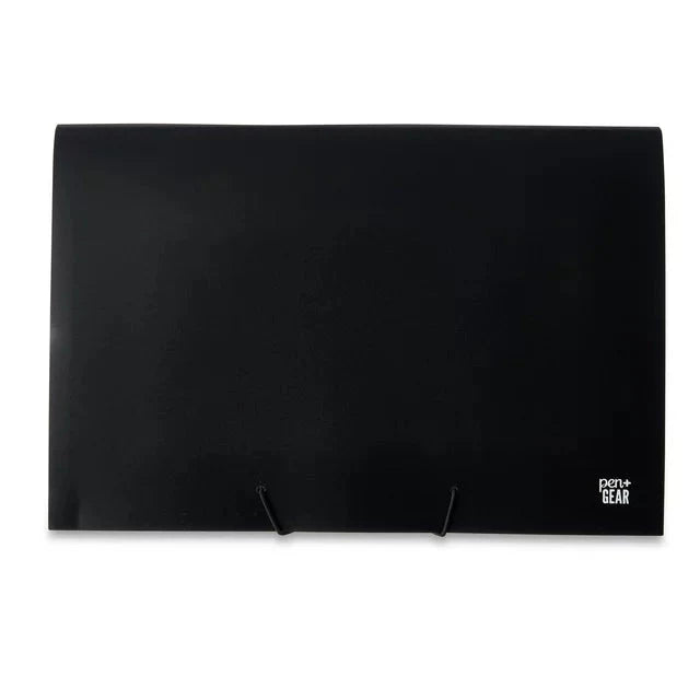 Wholesale prices with free shipping all over United States Pen+Gear 24-Pocket Poly Expanding File Organizer, Black File Folders - Steven Deals