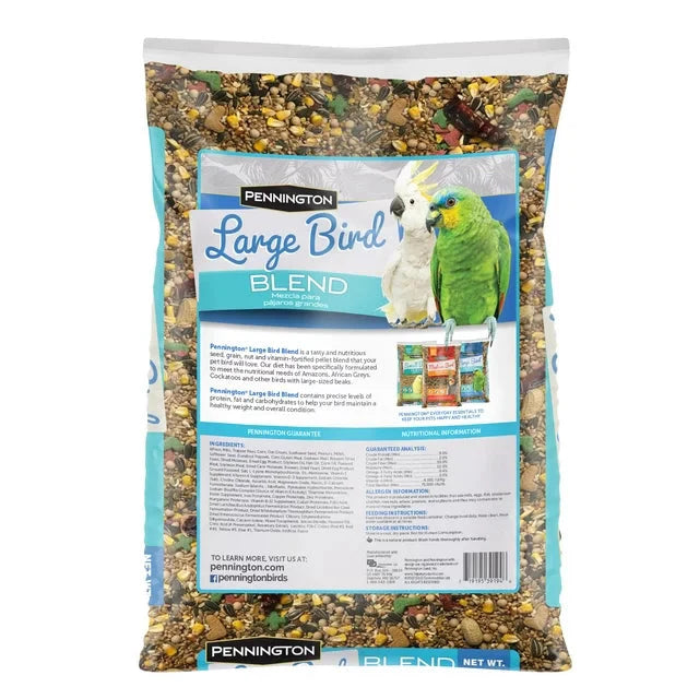 Wholesale prices with free shipping all over United States Pennington Large Bird Everyday Blend Bird Food for Parrots, Cockatoos; 3 lb. Bag - Steven Deals