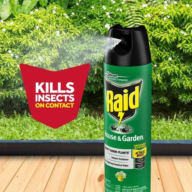 Wholesale prices with free shipping all over United States Raid House & Garden I, Kills Insects without Harming Plants, 11 oz - Steven Deals