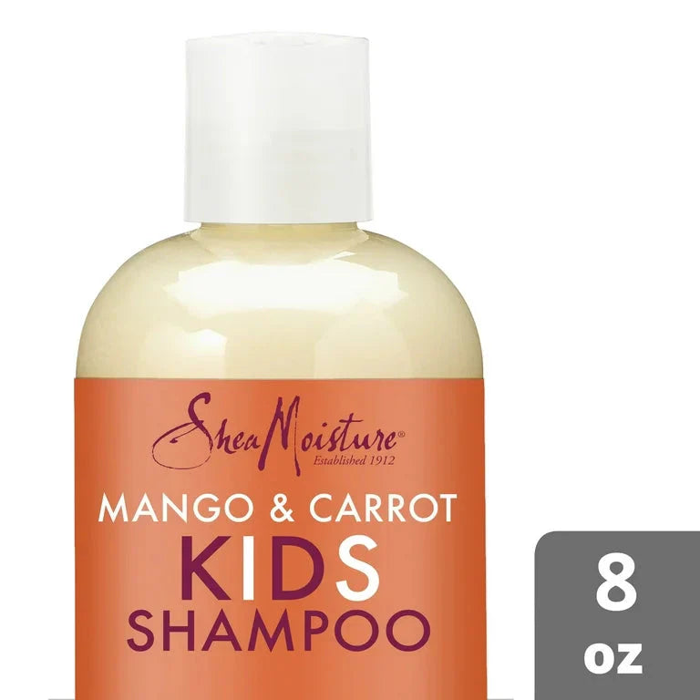 Wholesale prices with free shipping all over United States SheaMoisture Kids Nourishing Daily Shampoo, Mango and Carrot, 8 fl oz - Steven Deals