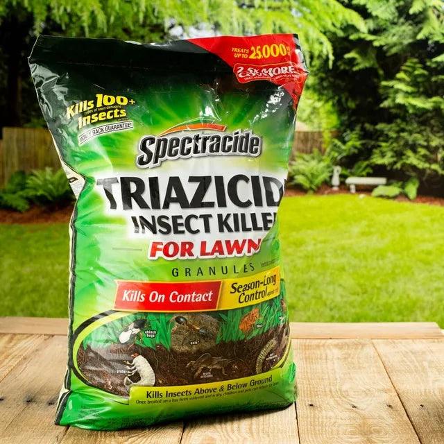 Wholesale prices with free shipping all over United States Spectracide Triazicide Insect Killer for Lawns Granules 20 lbs - Steven Deals