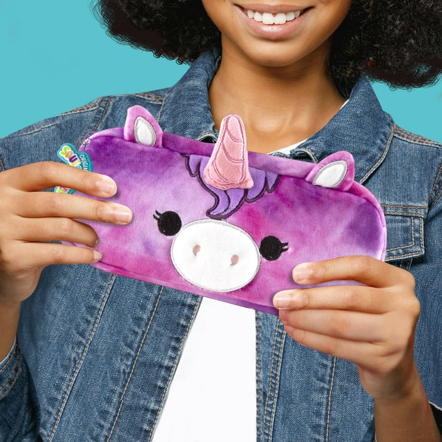 Wholesale prices with free shipping all over United States Squishmallows New Lola the Unicorn Pencil Pouch, Pink and Purple, New - Steven Deals