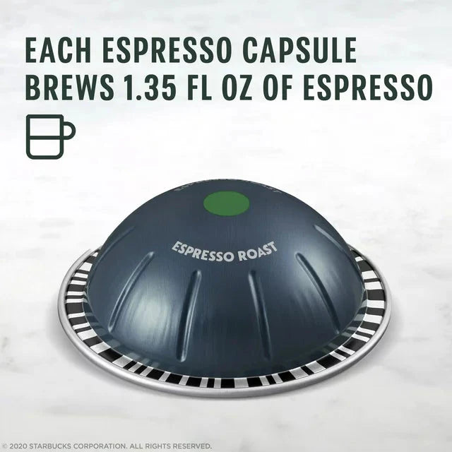 Wholesale prices with free shipping all over United States Starbucks by Nespresso Vertuo, Espresso Roast, Dark Roast Nespresso Pods, 10 Count - Steven Deals