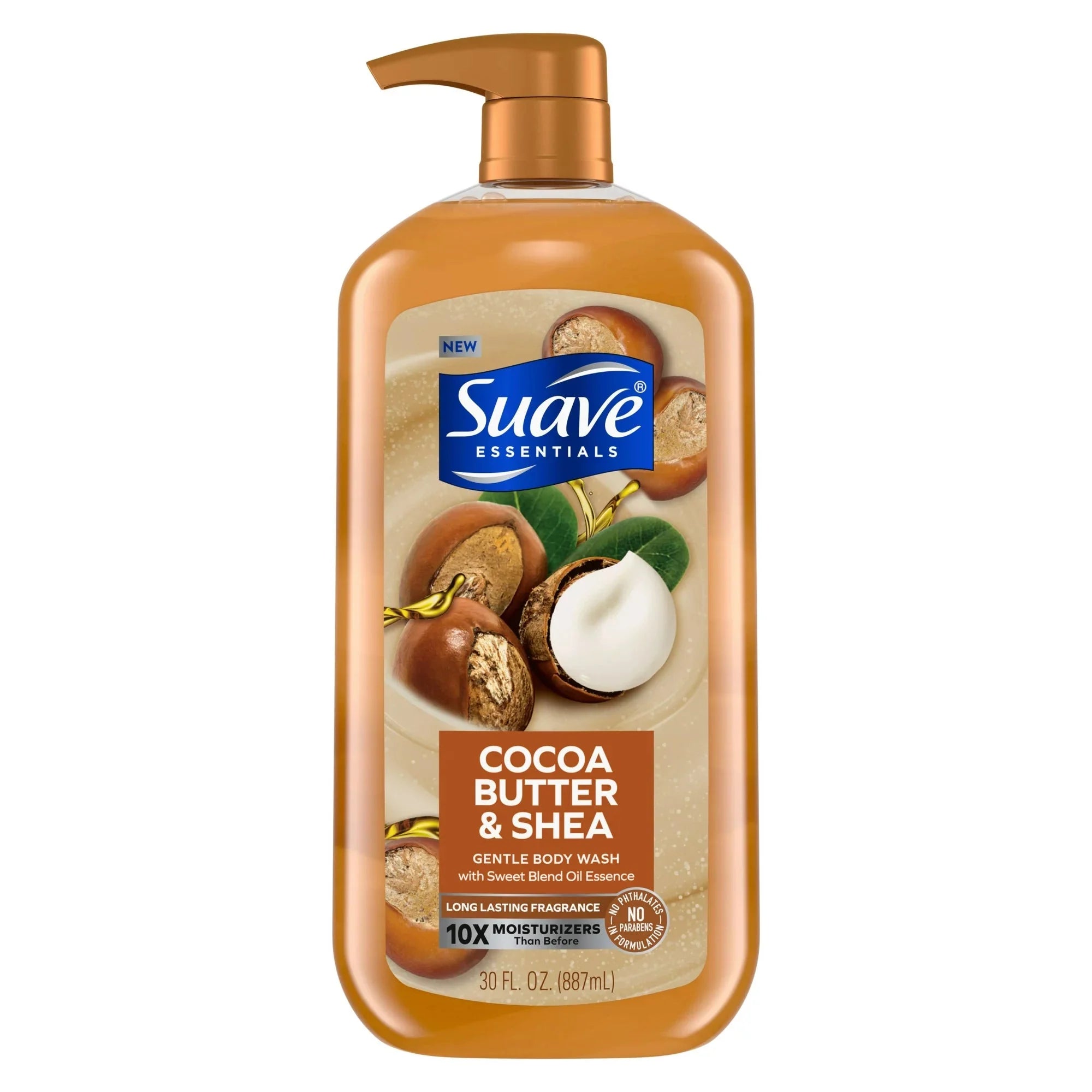 Wholesale prices with free shipping all over United States Suave Essentials Gentle Body Wash, Cocoa Butter & Shea, All Skin Types 30 oz - Steven Deals