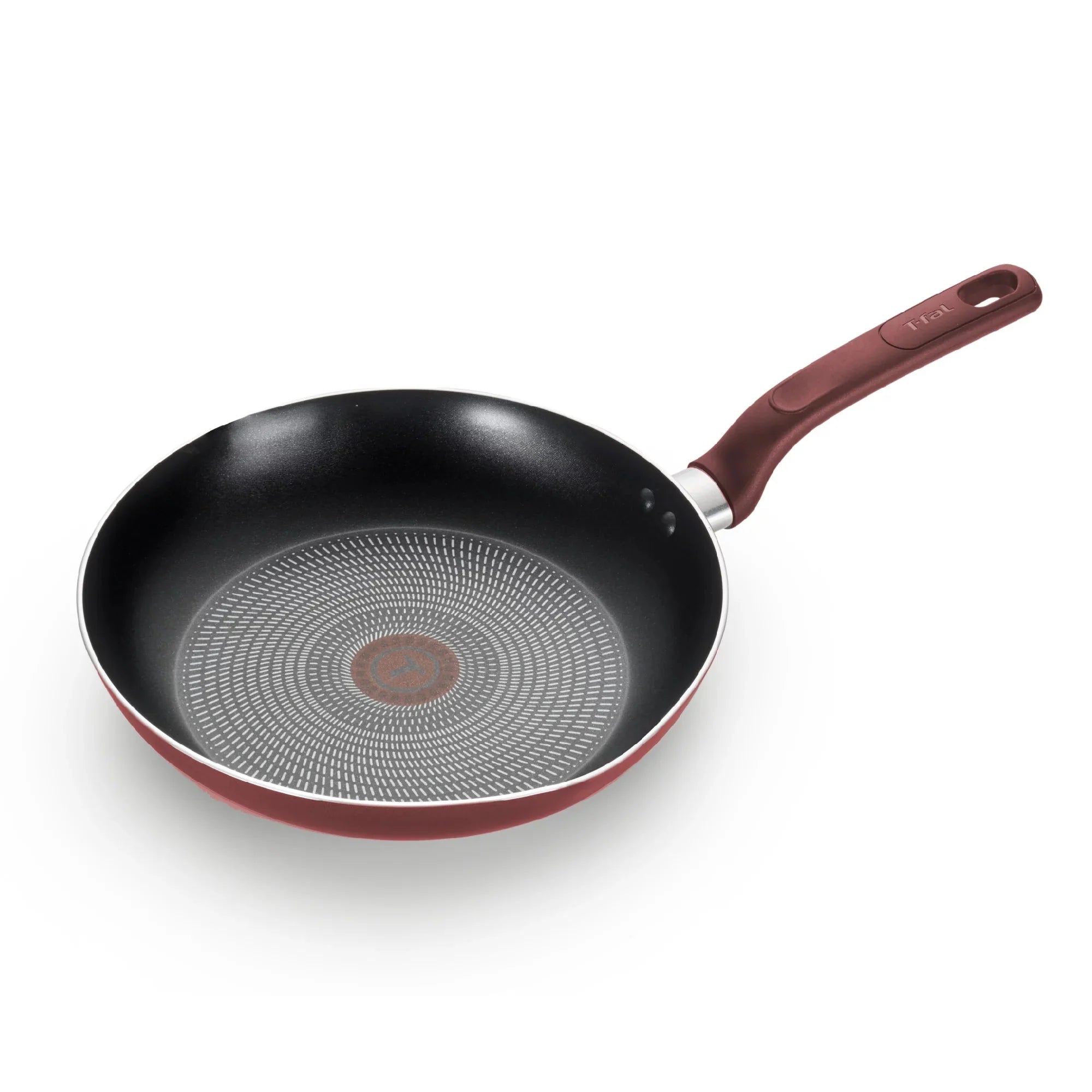 Wholesale prices with free shipping all over United States T-fal Easy Care Nonstick Fry Pan, 12 inch, Red - Steven Deals