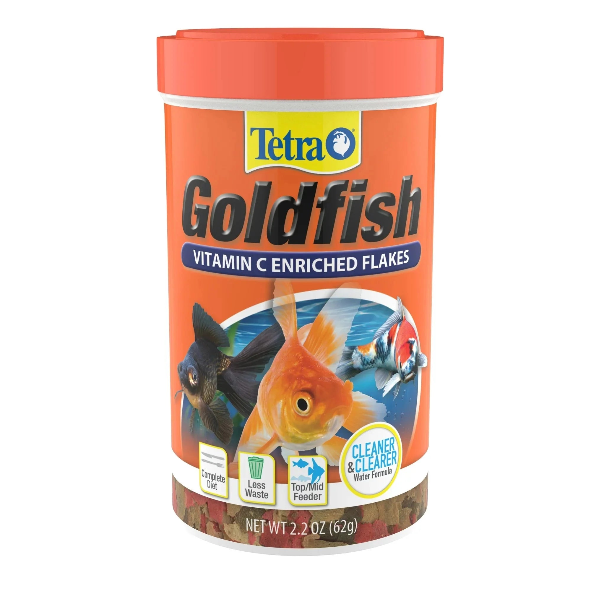 Wholesale prices with free shipping all over United States Tetra Goldfish Vitamin C Enriched Flakes Fish Food, 2.2 oz - Steven Deals
