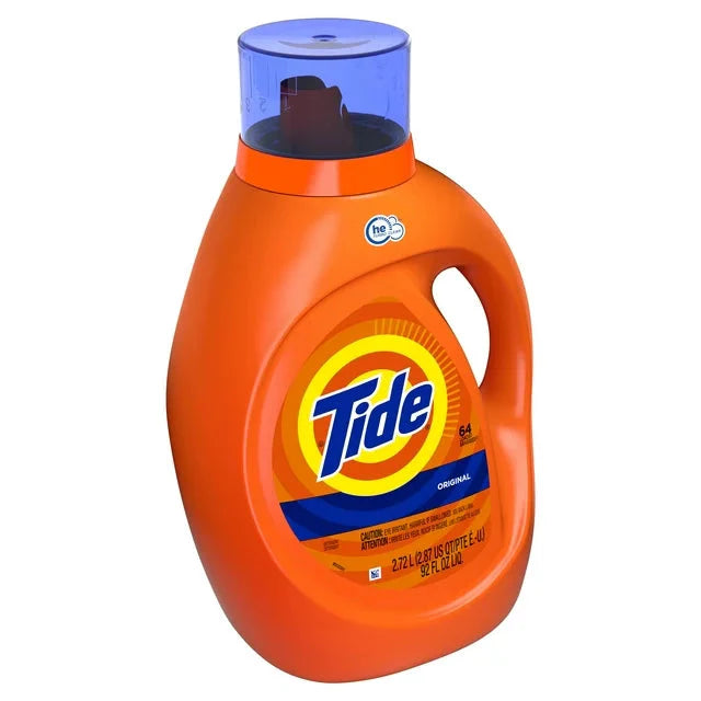 Wholesale prices with free shipping all over United States Tide Liquid Laundry Detergent, Original, 64 Loads 92 fl oz, HE Compatible - Steven Deals