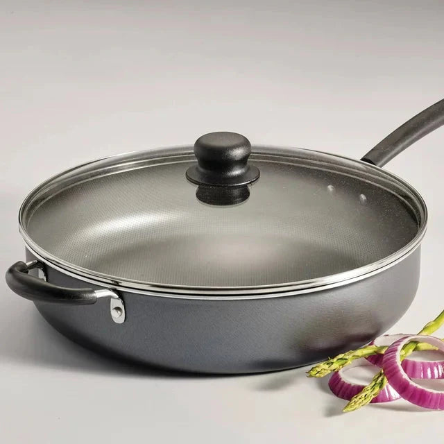 Wholesale prices with free shipping all over United States Tramontina PrimaWare 5 Quart Non-Stick Covered Jumbo Cooker - Steven Deals