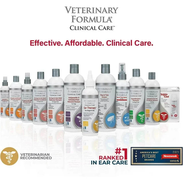 Wholesale prices with free shipping all over United States Veterinary Formula Clinical Care Ear Therapy, 4 oz. – Cat and Dog Ear Cleaner - Steven Deals