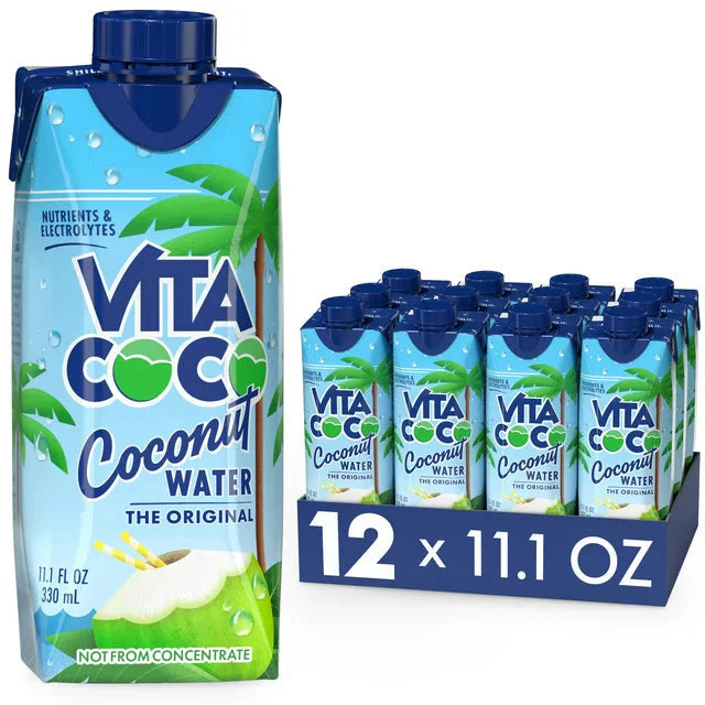 Wholesale prices with free shipping all over United States Vita Coco Coconut Water, Pure, 11.1 Fl Oz, 12 Count - Steven Deals