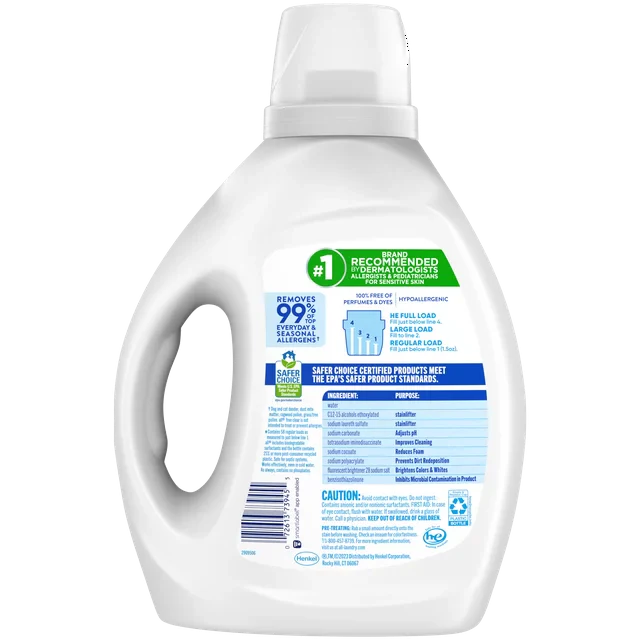 Wholesale prices with free shipping all over United States all Liquid Laundry Detergent, Free Clear for Sensitive Skin, 88 Fluid Ounces, 58 Loads - Steven Deals